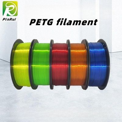 3D filamento PETG que imprime el alto filamento transparente del pla del filamento de PETG