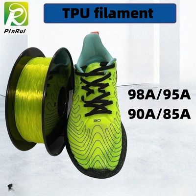 Impresora suave 3D Filament Consumables del filamento flexible 3d del filamento 95A de TPU 1.75m m/3,0 milímetros