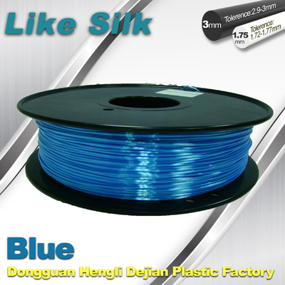 Impresión de desmontaje fácil azul del filamento de la impresora de los compuestos 3D del polímero lisa
