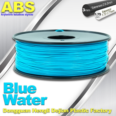 Carrete plástico colorido de alta resistencia del filamento 1kg del filamento 3D del ABS