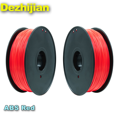 Carrete aseado 1kg/rollo de la bobina del buen de la estabilidad del PLA 3d filamento rojo de la impresora