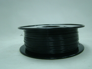 Tira plástica del filamento ignífugo del ABS de la impresora 3D del negro 1.75m m