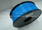 Filamento fluorescente azul del ABS, filamento 1kg/carrete de la impresora 3D de 1.75m m/de 3.0m m