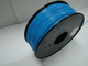 Los ABS brillan intensamente en el resplandor oscuro del filamento 1,75/3m m de la impresora 3d en el filamento azul marino del ABS