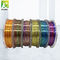 Tres colores en el filamento de seda del color dual del filamento para la impresora 3d