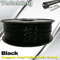 El filamento negro 1.3Kg del filamento 1.75m m de la impresora que centellea 3D/rueda el filamento flexible 3d