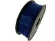 Filamento flexible 200°C - 230°C del centelleo del filamento 1,75 3.0m m de la impresora 3D del color azul
