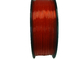 Filamento 1.75m m rojo que centellea 1.3Kg/rollo del filamento flexible 3m m de la impresora 3D