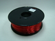 Filamento flexible 1,75/3,0 milímetros de la impresión 3d de TPU rojo y transparente