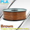 Impresora Materials 1kg/carrete del filamento 3D del PLA de Brown