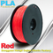 Filamento del PLA, 1.0kg/rollo, colores rojos del filamento de la impresora 3D de 1.75m m/de 3.0m m