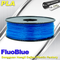 PLA fluorescente 1.75m m/3.00m m 1.0KG/rollo del filamento de la impresora del azul 3D para Markerbot