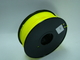 Alta precisión Fluo - filamento amarillo 1kg/carrete de la impresora del ABS 3D