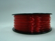 Rojo materiales del filamento de la impresión de 1.75m m/de 3.0m m PETG Fliament 3D