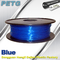 material transparente 1,75/3,0 milímetros de la impresora 3D de carrete plástico azul de PETG Fliament
