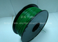 PLA biodegradable 1,75/3,0 milímetros del OEM de 3D de filamentos de la impresora (verde oscuro)