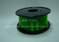 Filamento flexible verde de la impresora 3D de 0.8kg/del rollo respetuoso del medio ambiente