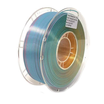 PINRUI Silk Rainbow Pla Filamento de plástico de 1.75 mm Filamentos 3D 1.75 mm Color mágico PLA Filamento de barra de plástico PLA