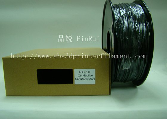 Materiales consumibles conductores de la impresora del filamento 3d del ABS de la industria de electrónica 1,75/3.00m m