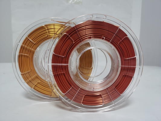 Filamento de color de viaje de doble color de seda de 250 g para filamento de pla de impresora 3D FDM