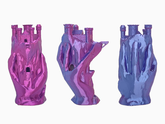 PINRUI Silk Rainbow Pla Filamento de plástico de 1.75 mm Filamentos 3D 1.75 mm Color mágico PLA Filamento de barra de plástico PLA