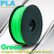 Filamento el 100% de la impresora del PLA 3d del verde 3m m de Customorized biodegradable