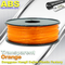 Materiales plásticos del filamento de la impresora de escritorio 3D del ABS usados en 3D que imprime la naranja del transporte