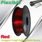 Filamento rojo flexible amistoso profesional 1.75m m de la impresora 3D de Eco (TPU)