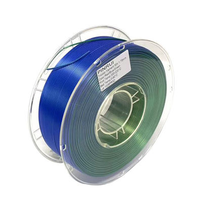 PINRUI Filamento de seda de PLA tricolor 1.75mm 1kg bobina Filamento de seda de PLA tricolor Adapta a la mayoría de las impresoras FDM