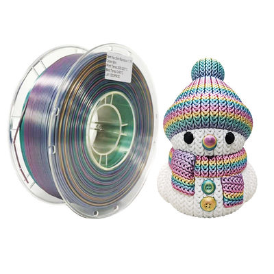 PINRUI PLA Silk Rainbow 1.75 mm Filamento de la impresora 3D de plástico