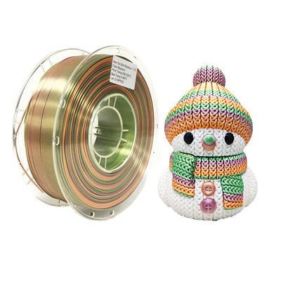 PINRUI PLA Silk Rainbow 1.75 mm Filamento de la impresora 3D de plástico