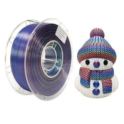 PINRUI PLA Silk Rainbow 1.75 mm Filamento de la impresora 3D de plástico