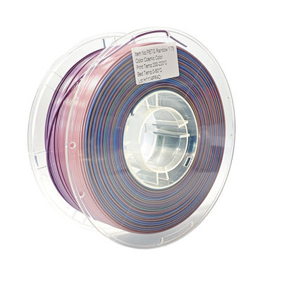 PINRUI PETG Rainbow 1.75 mm Filamento de la impresora 3D