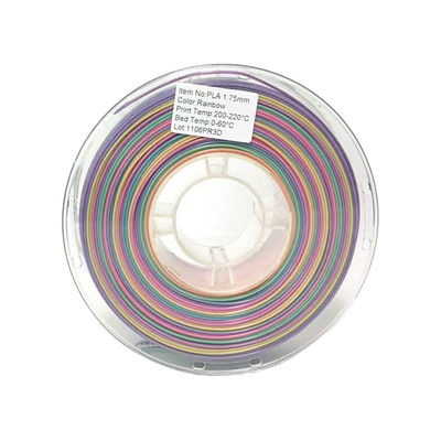 Pinrui PLA Rainbow 1.75 mm Filamento de la impresora 3D