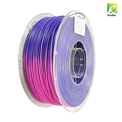 Filamento de la impresora 3D PINRUI, Filamento de PLA de cambio de color a temperatura 1,75 mm, Filamento de impresión 3D enrollado cuidadosamente,