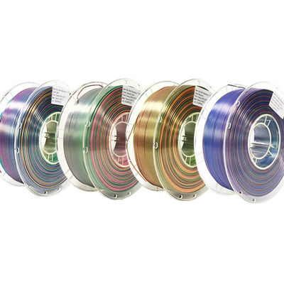 PINRUI Rainbow PLA PLA sedoso 1,75 mm 1 kg Filamento de gradiente de color PLA multicolor para impresión 3D