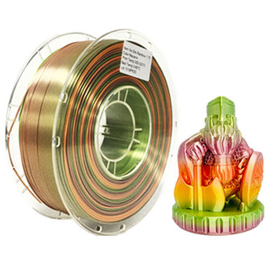 PINRUI Rainbow PLA PLA sedoso 1,75 mm 1 kg Filamento de gradiente de color PLA multicolor para impresión 3D