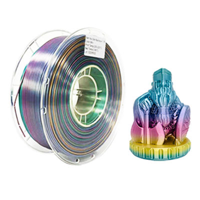 PINRUI Rainbow PLA PLA sedoso 1,75 mm 1 kg Filamento de gradiente de color PLA multicolor para impresión 3D