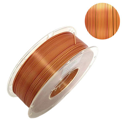 color dual de seda del filamento 1.75m m del PLA de Filament de la impresora 3d para 3d la impresora Printing