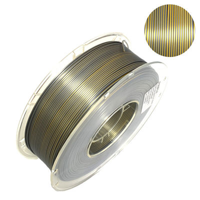 color dual de seda del filamento 1.75m m del PLA de Filament de la impresora 3d para 3d la impresora Printing