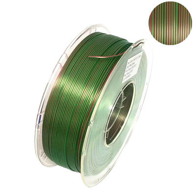 color dual de seda del filamento 1.75m m del PLA de Filament de la impresora 3d para 3d la impresora Printing