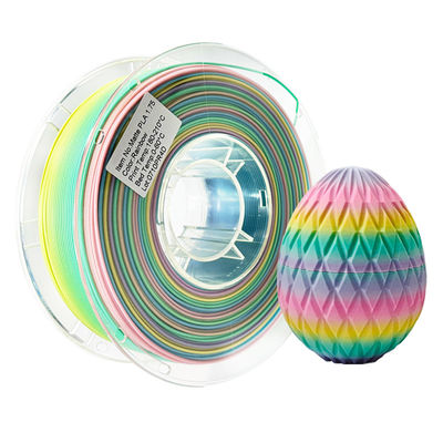 Filamento para impresora 3D PINRUI Arcoíris Color Soñador 1.75mm 1kg Múltiples Colores Compatible con la mayoría de las impresoras FDM