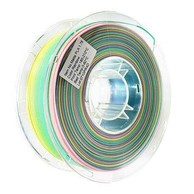 Filamento para impresora 3D PINRUI Arcoíris Color Soñador 1.75mm 1kg Múltiples Colores Compatible con la mayoría de las impresoras FDM