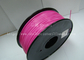Filamento coloreado 1.75m m/3.0m m, filamento rosado oscuro de la impresora del ABS 3d del ABS