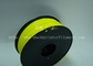 Materiales fluorescentes del filamento de la impresora Fluo-Amarilla 3D del PLA 1,75/3.0m m