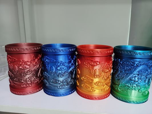 filamento tricolor, filamento del pla, filamento de seda, 3d filamento, filamento de la impresora