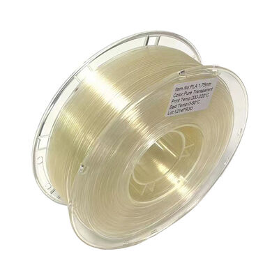 Filamento de la impresora 3D PINRUI de 1,75 mm PETG transparente y material PA para impresión 3D