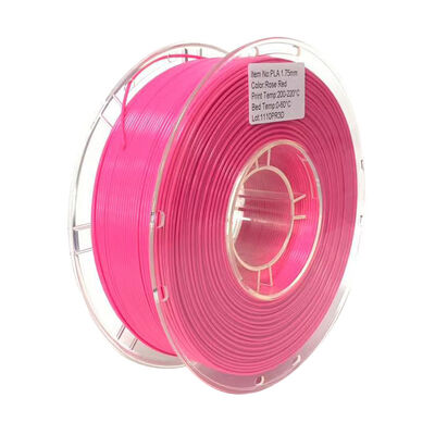Impresora 3D ajustable de alta velocidad RoHS Rodas de plástico 3D en bruto 1KG Rodas de plástico de estiramiento PLA Filamento de servicio de corte